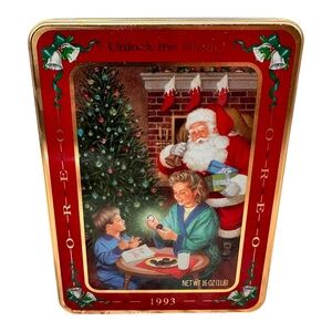 Vintage 1993 Unlock the Magic Oreo cookie Collectible Tin 8”X6”